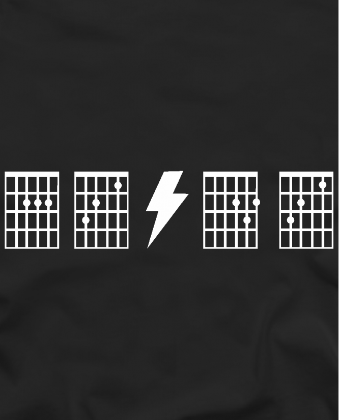 marškinėliai AC/DC akordai